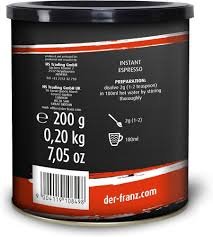 Kawa instant Der-Franz Espresso 5/5 - Intensywna Arabica