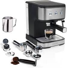 Ekspres 2 w 1 z spieniaczem do cappuccino i latte