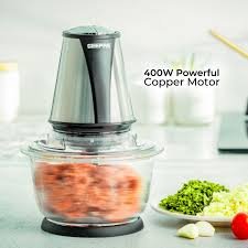 Mini Robot Kuchenny Geepas 400 W z Szklaną Miską 1